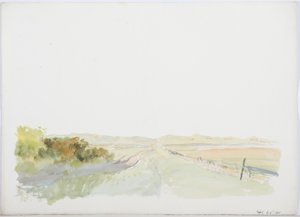 c.1916 (blyerts och wc på papper) av Daniel Oliver